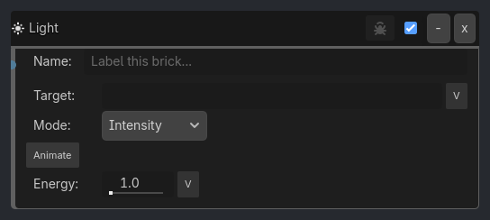 Light brick as it appears in the GDLink editor