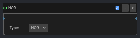 NOR brick as it appears in the GDLink editor